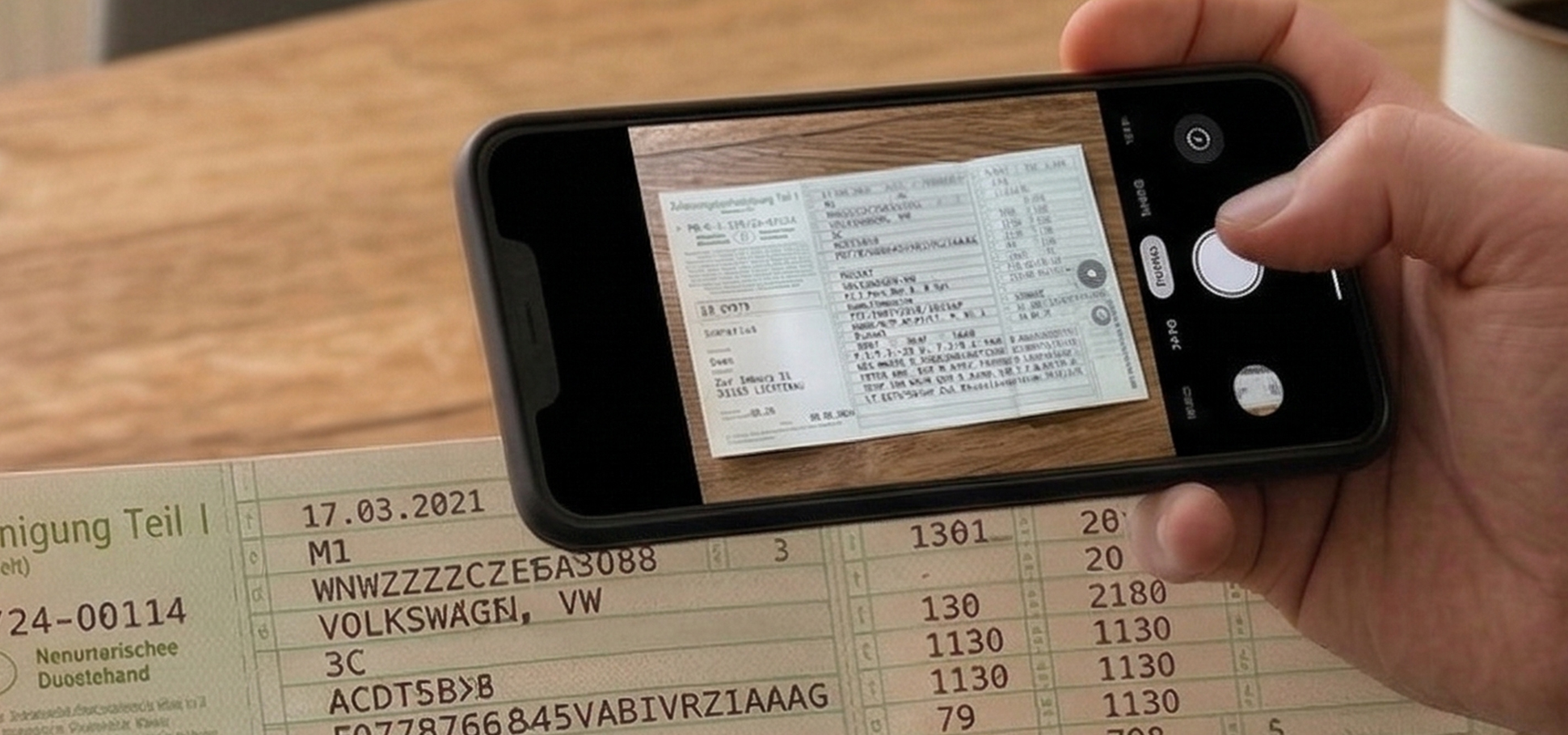 So sollte das Foto aussehen